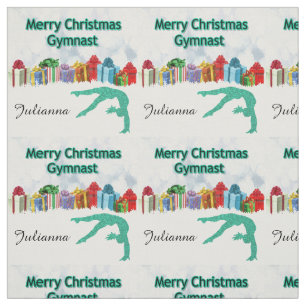 Navidades de Gimnasia Tela Personalizada