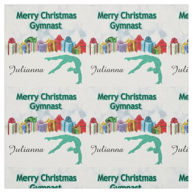 Navidades de Gimnasia Tela Personalizada (Retal)