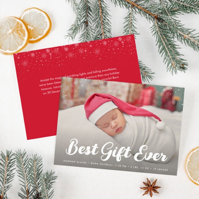 navidades de guión elegantes anuncios de natalidad (Subido por el creador)