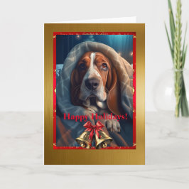 Navidades de hebilla tristes, tarjeta de felicitac