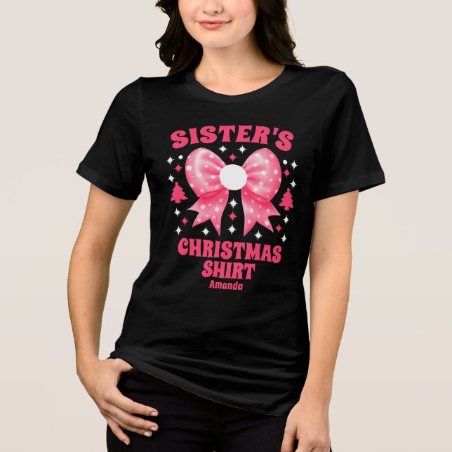 Navidades de hermanas personalizadas: Camisa de va (Anverso)