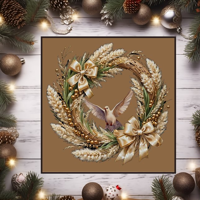 Navidades de hierba usan tarjeta magnética (Magnetic Christmas Wreaths )