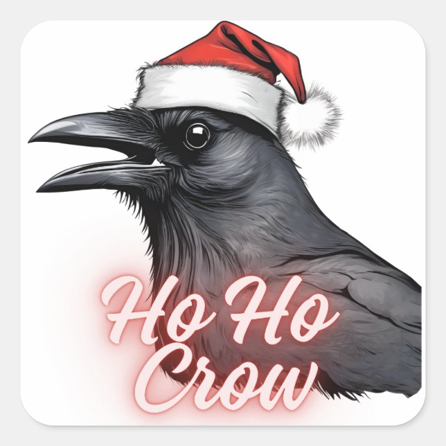 Navidades de Ho Crow Pegatinas de Crow (Anverso)