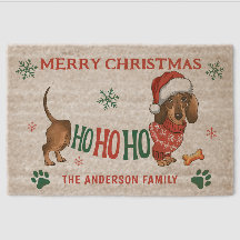 NAVIDADES de HO-HO-HO DACHSHUND