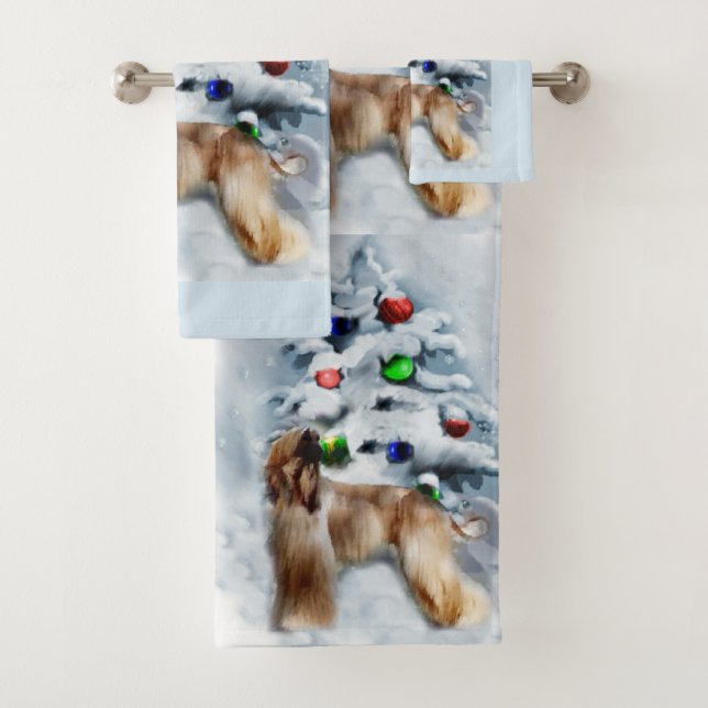 Navidades de Hound de Afganistán (In situ)