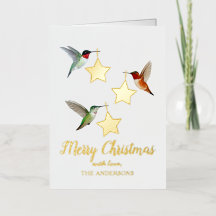 Navidades de Hummingbird personalizado