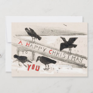 Navidades de impresión de arte añejo de cuatro cue