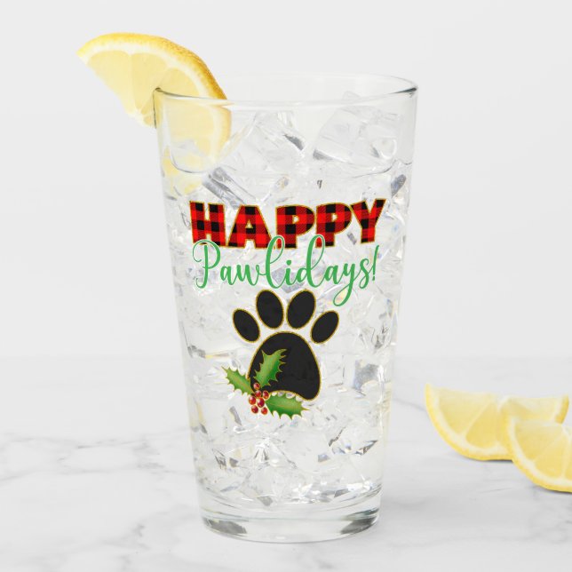 Navidades de impresión de papas rojas de búfalo (Anverso (hielo))