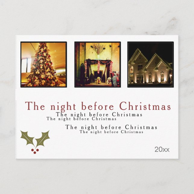 navidades de instagram postales con fotos (Anverso)