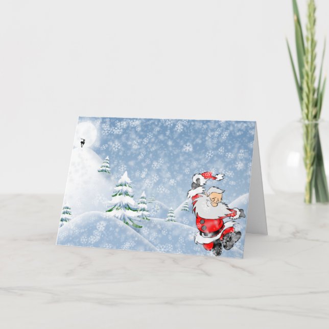 Navidades de invierno escenografía navidad Papá No (Anverso)