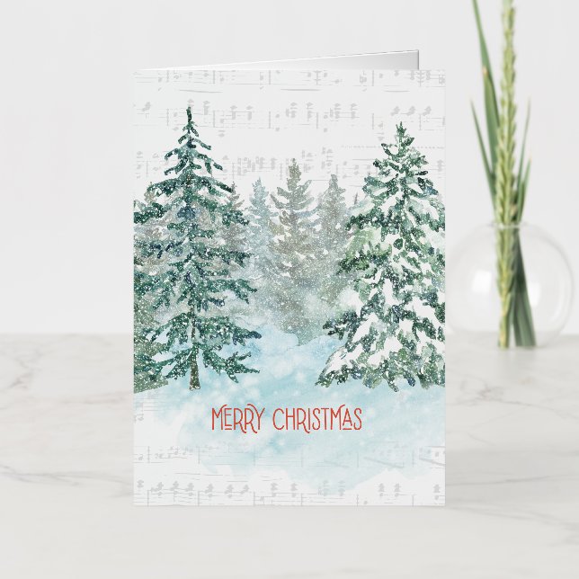 Navidades de invierno Pine (Anverso)