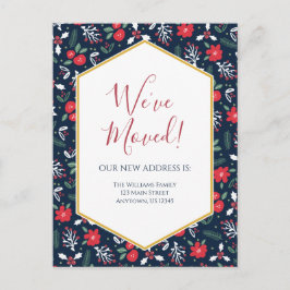 Navidades de Invitación en movimiento Florals Post