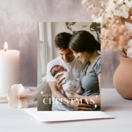 Navidades de Invitación para bebés Tarjeta de vaca