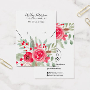 Navidades de joyas floridas collares de apoyo