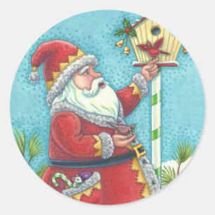 Navidades de KRIS KRINGLE y CARDINALES PEGATINAS d