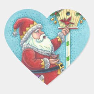 Navidades de KRIS KRINGLE y CARDINALES PEGATINAS d