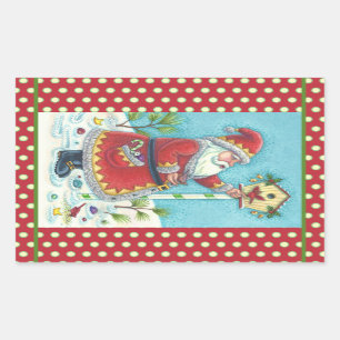 Navidades de KRIS KRINGLE y CARDINALES PEGATINAS d