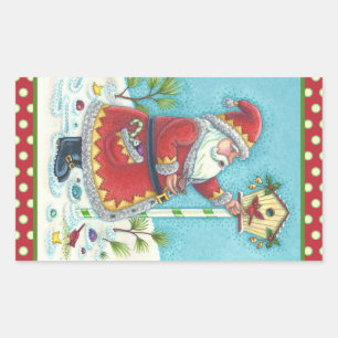 Navidades de KRIS KRINGLE y CARDINALES PEGATINAS d