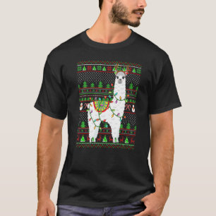 Navidades de la Alpaca con un estilo de suéter nav