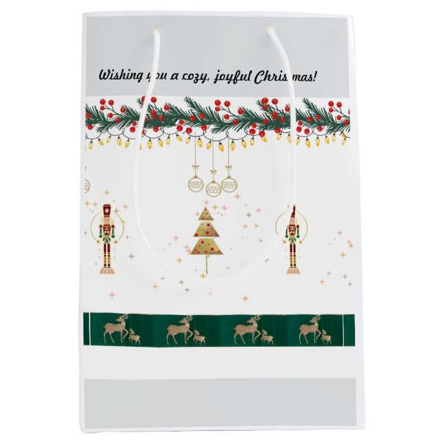 Navidades de la bolsa de regalo divertido juguetón (Anverso)