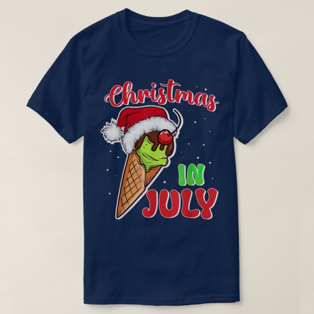 Navidades de la camiseta de julio (Diseño del anverso)