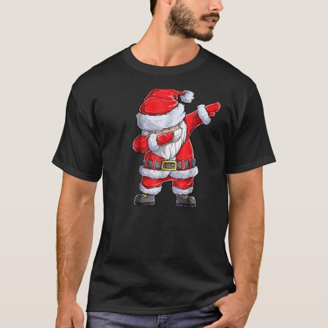 Navidades de la camiseta de Santa Claus Niños homb (Anverso)
