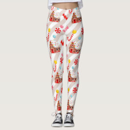 Navidades de la casa Gingerbread Leggings