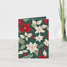 Navidades de la elegancia botánica tarjeta de feli