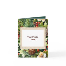 Navidades de la elegancia botánica tarjeta de feli