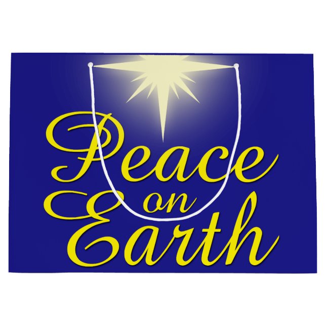 Navidades de la Paz en la Tierra Bolsa de Regalo E (Anverso)