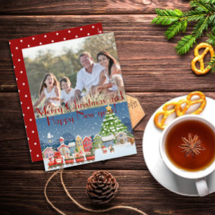 Navidades de la personalizado Cuidada foto tarjeta