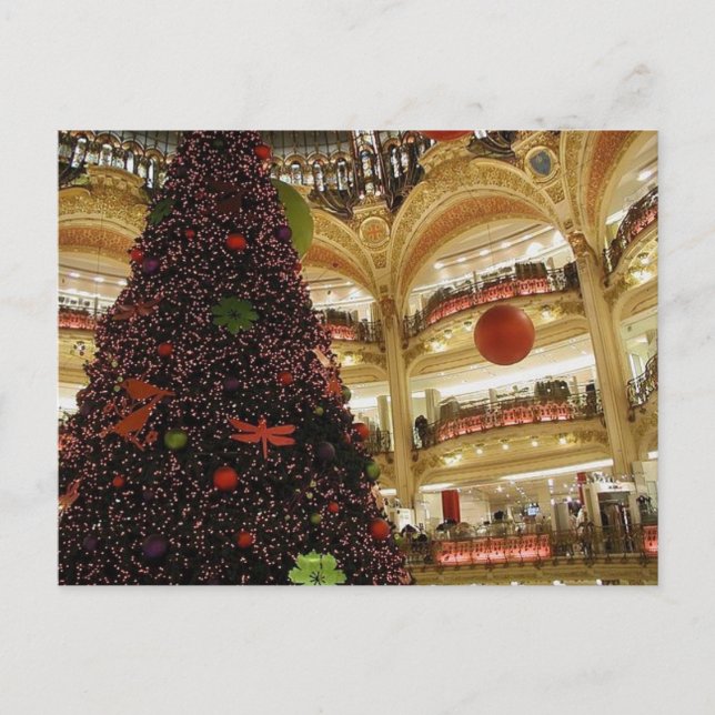 Navidades de la postal de París (Anverso)