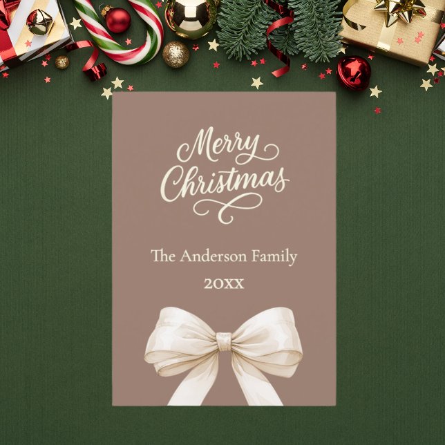 Navidades de la proa crema morena de Mocha (Subido por el creador)