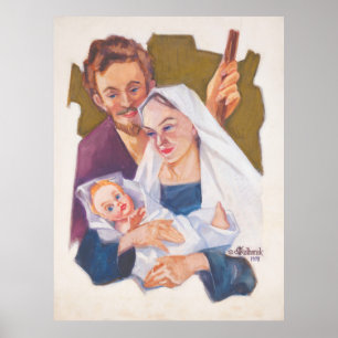 Navidades de la Sagrada Familia - Impresión de Kul