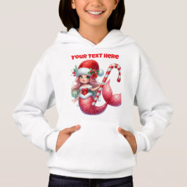Navidades de la Sirena Chicas Hoodie