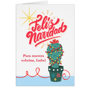 Navidades de la sobrina cactus navideña española f