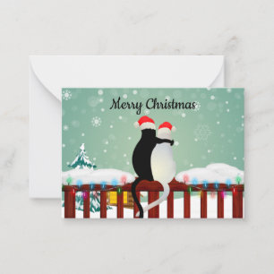 Navidades De La Tarjeta De Navidades Gatos