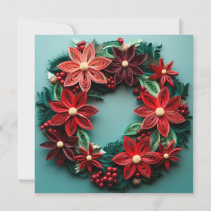 Navidades de la tarjeta de saludo de vacaciones de