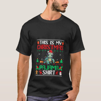 Navidades de la tortuga marina navidad camiseta de