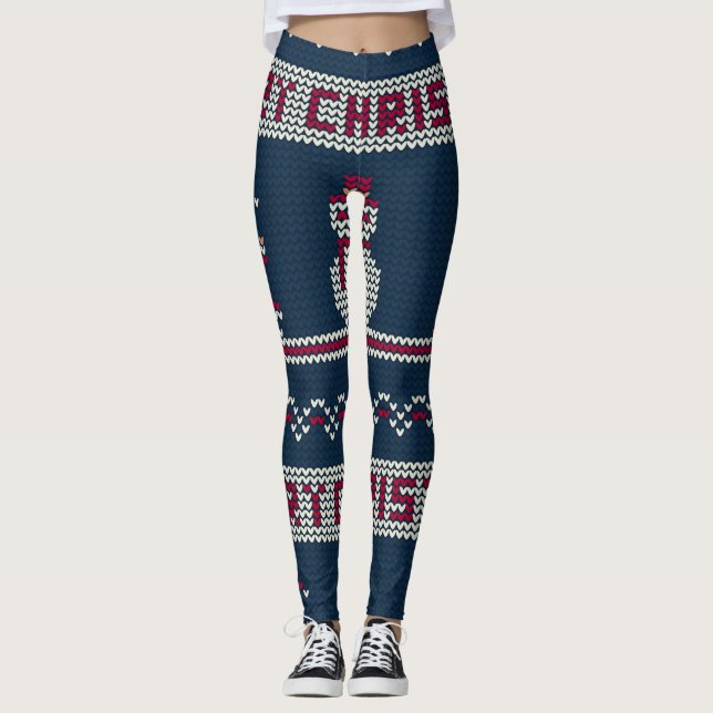 Navidades de Leggins, | mujeres-Navidades Leggings (Anverso)