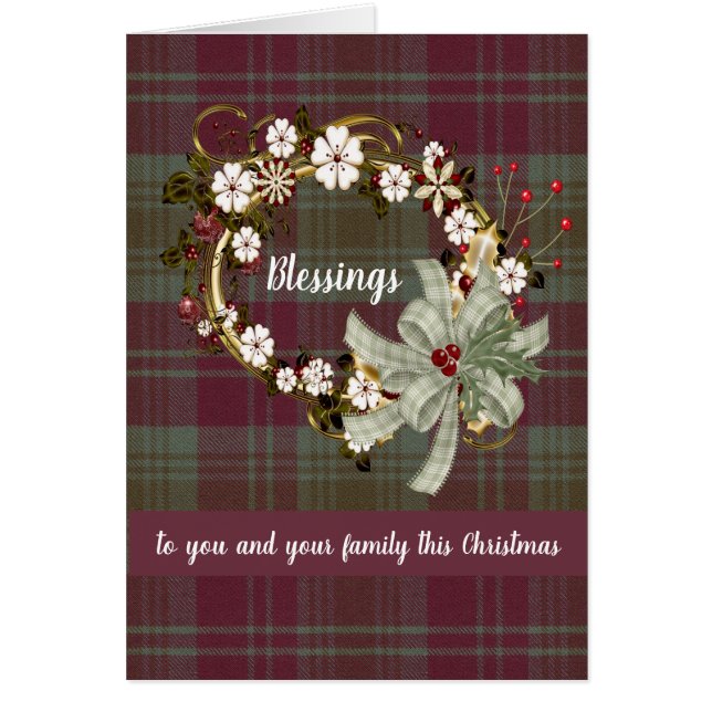 Navidades de Lindsay Weathered Tartan (Frente)