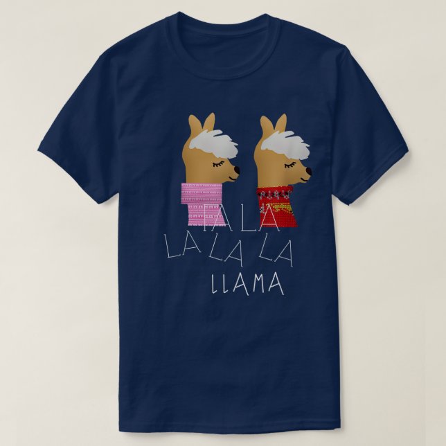 Navidades de Llama suéter feo  (Diseño del anverso)