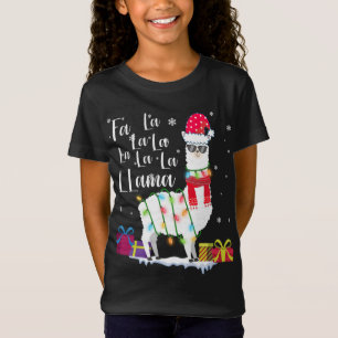 Navidades de Llama Sweater Fa-La-Lama Funny X-Mas