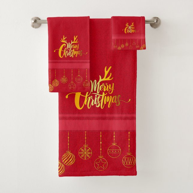 Navidades de lujo rojo y oro (In situ)