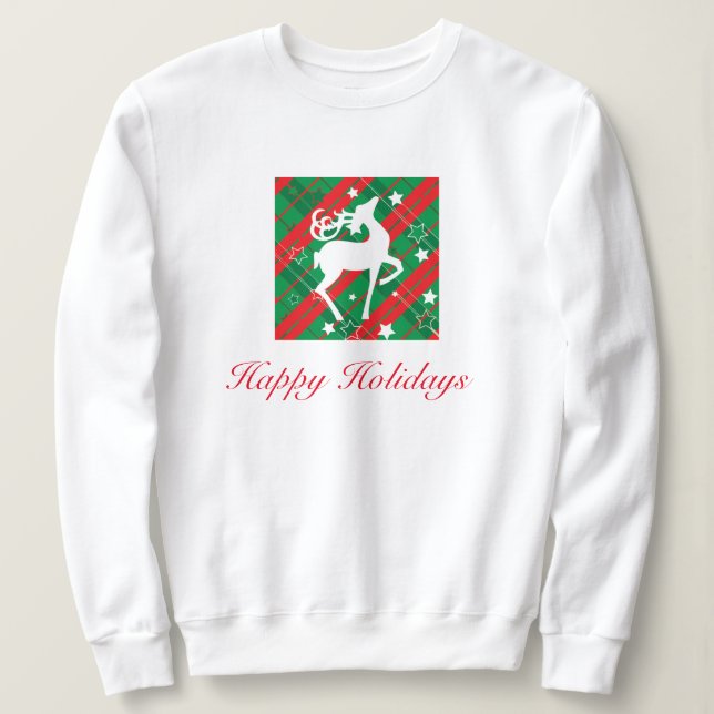Navidades de manga larga sudadera (Anverso del diseño)