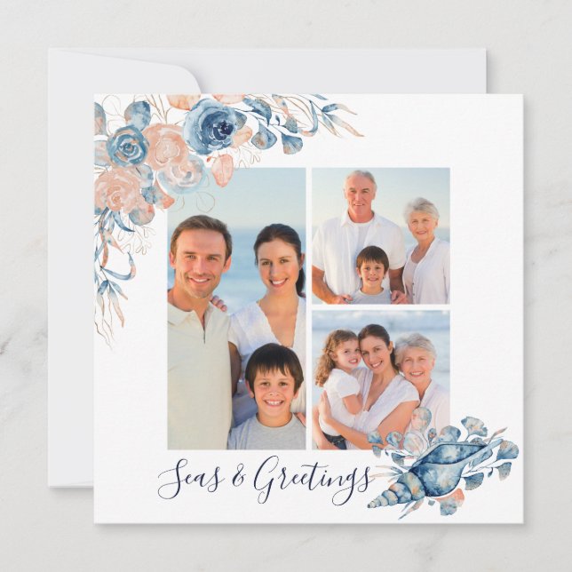 Navidades de Mares y Saludos Moda Náutica 3 Foto (Anverso)