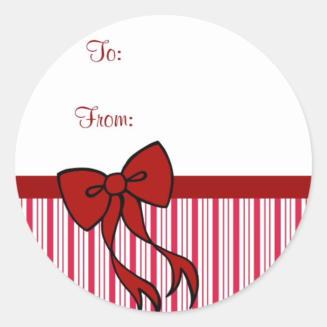 Navidades de menta de pimienta doblan Pegatinas de (Anverso)