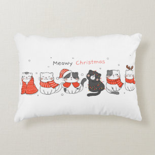 ¡Navidades de Meowmy! Cojín decorativo