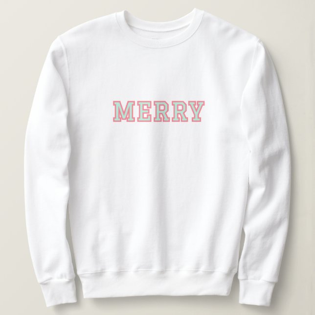 Navidades de Merry College Sweater (Anverso del diseño)