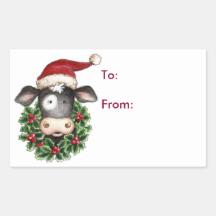 Navidades de Moo-Rry - Etiqueta de regalo